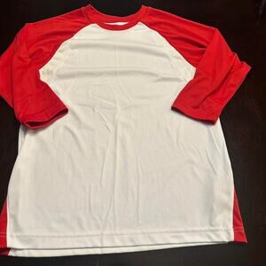 Red and white vintage 90s